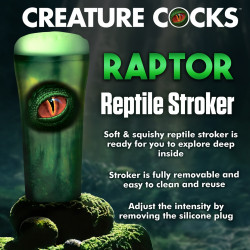 Creature Cocks Masturbateur Creature Raptor Vert